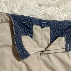 Daniel Hechter Men's Khaki Chinos with Navy Trim